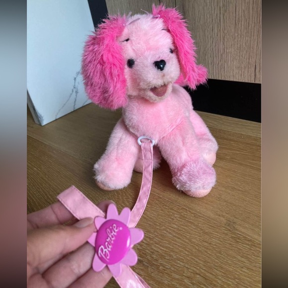 Barbie pink plush toy dog - Picture 2 of 5